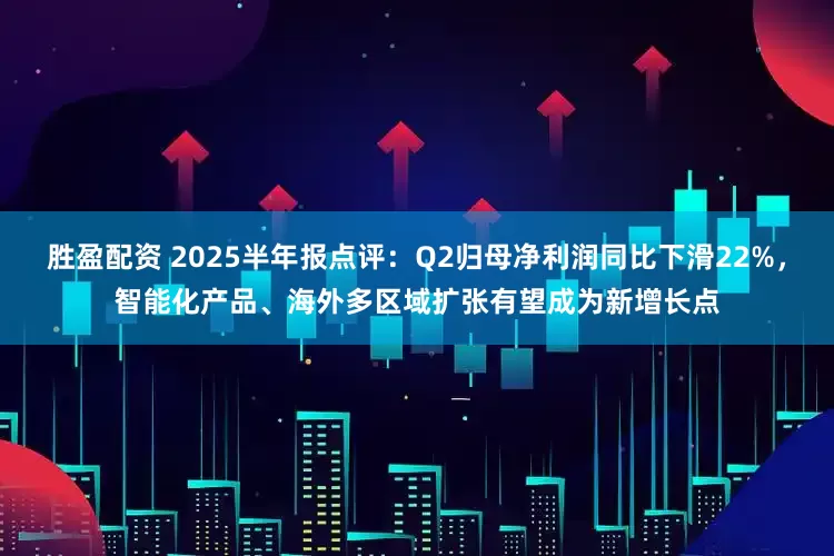 胜盈配资 2025半年报点评：Q2归母净利润同比下滑22%，智能化产品、海外多区域扩张有望成为新增长点